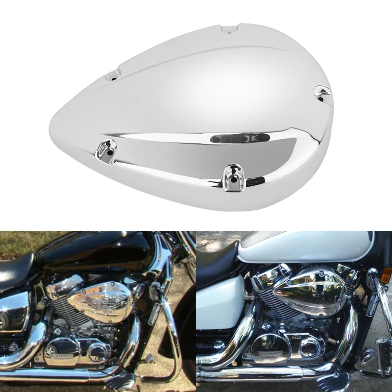 

Motorcycle Chrome Air Cleaner Filter Cover Cap For Honda Shadow ACE VT VT400 Aero 750 VT750 C VT750C VT750RS 2004-2013