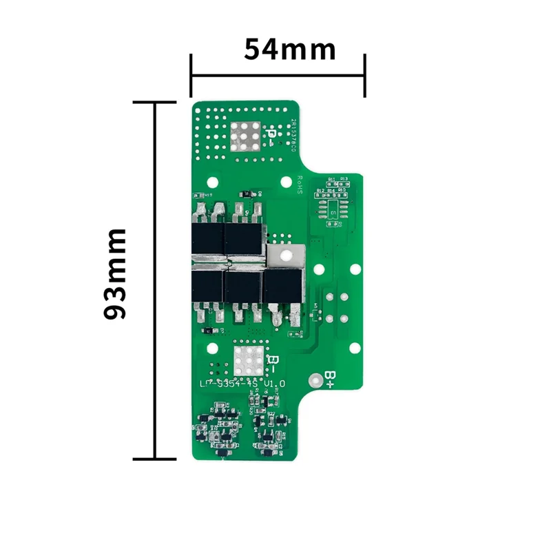 ABTC-لوحة حماية بطارية الدراجة النارية لـ 4-Series مضادة للشحن الزائد والتفريغ الزائد مع شاشة عرض شحن متينة وسهلة التركيب