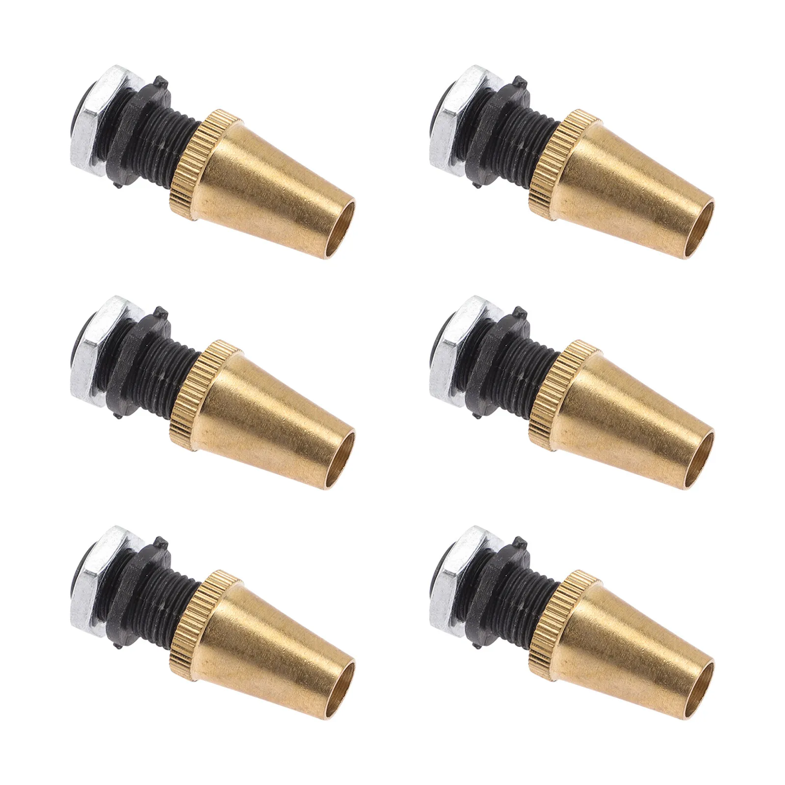 6Pcs Metal Cable Grip M10 Thread Strain Relief Connector for Ceiling Lights Pendant Fixtures Cord Locking Hanging Light Clamps