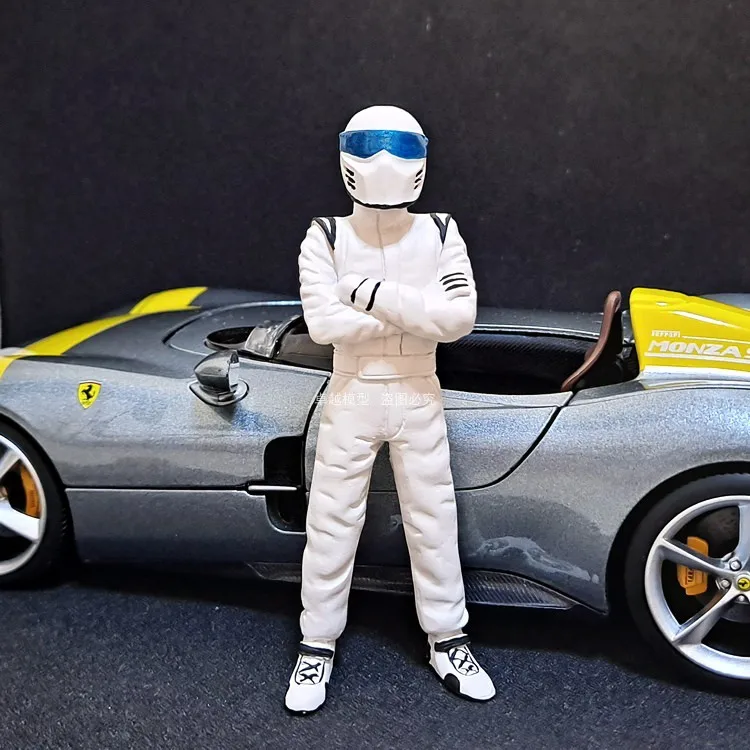 1:18 Stig Doll Model Racing Driver Top Gear Automobile Model Resin Manual Static Decoration Model Toys