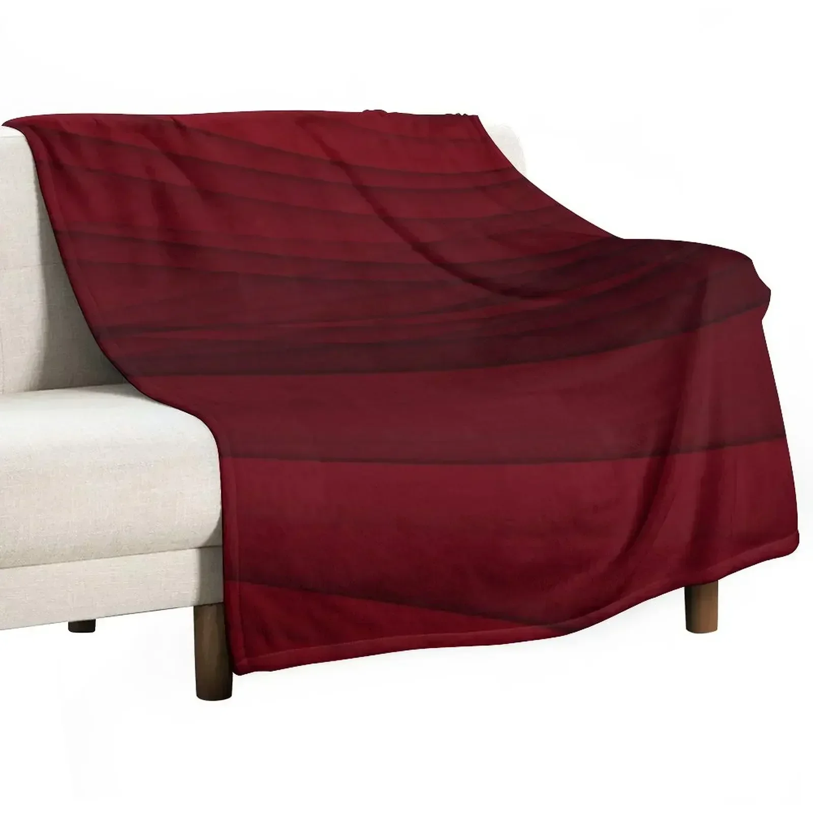

Deep Red Linear Throw Blanket Kid'S Stuffeds Plaid Blankets