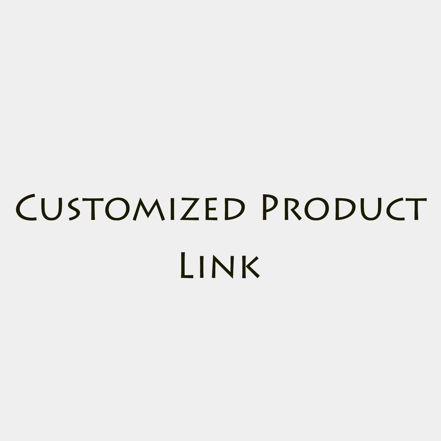 Customized Product Link