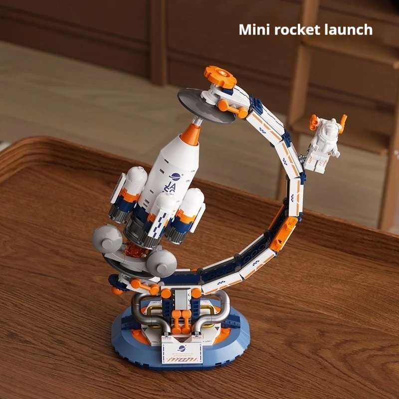 مجموعة بناء جاكي جلوب للبالغين، سلسلة مكعبات بناء الفضاء، نموذج عرض كرة أرضية قابل للدوران، هدايا ألعاب للأطفال الأولاد والبنات