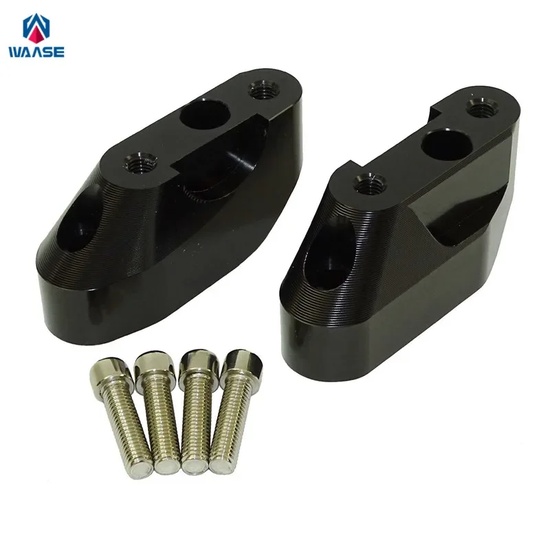 waase For BMW R1200RS R 1200 RS 2015 2016 2017 2018 K54 Handlebar Riser Up 28mm Movers Back 25mm Bracket Kit