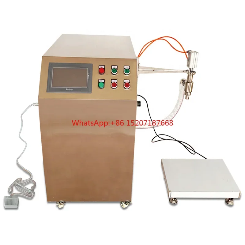 Big Volume Semi-automatic Digital Control Water Soft Drink Liquid Filling Machine Semi Automatic Liquid Filler