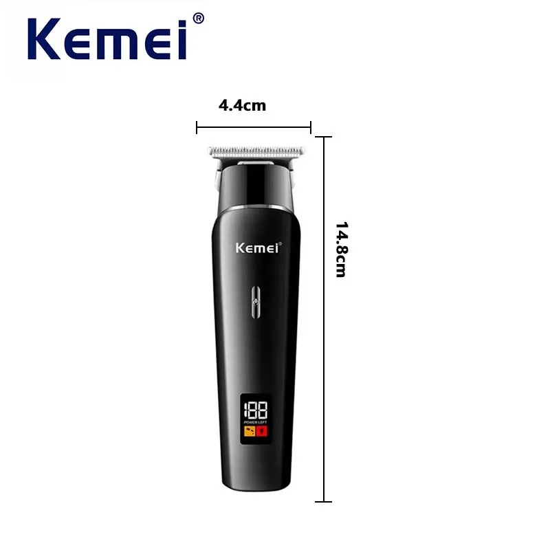 Kemei KM-1113 LED Management Hair Machine Mini Barber Trimmer Low Noise All-in-One Machine Men\'s Barber Trimmer