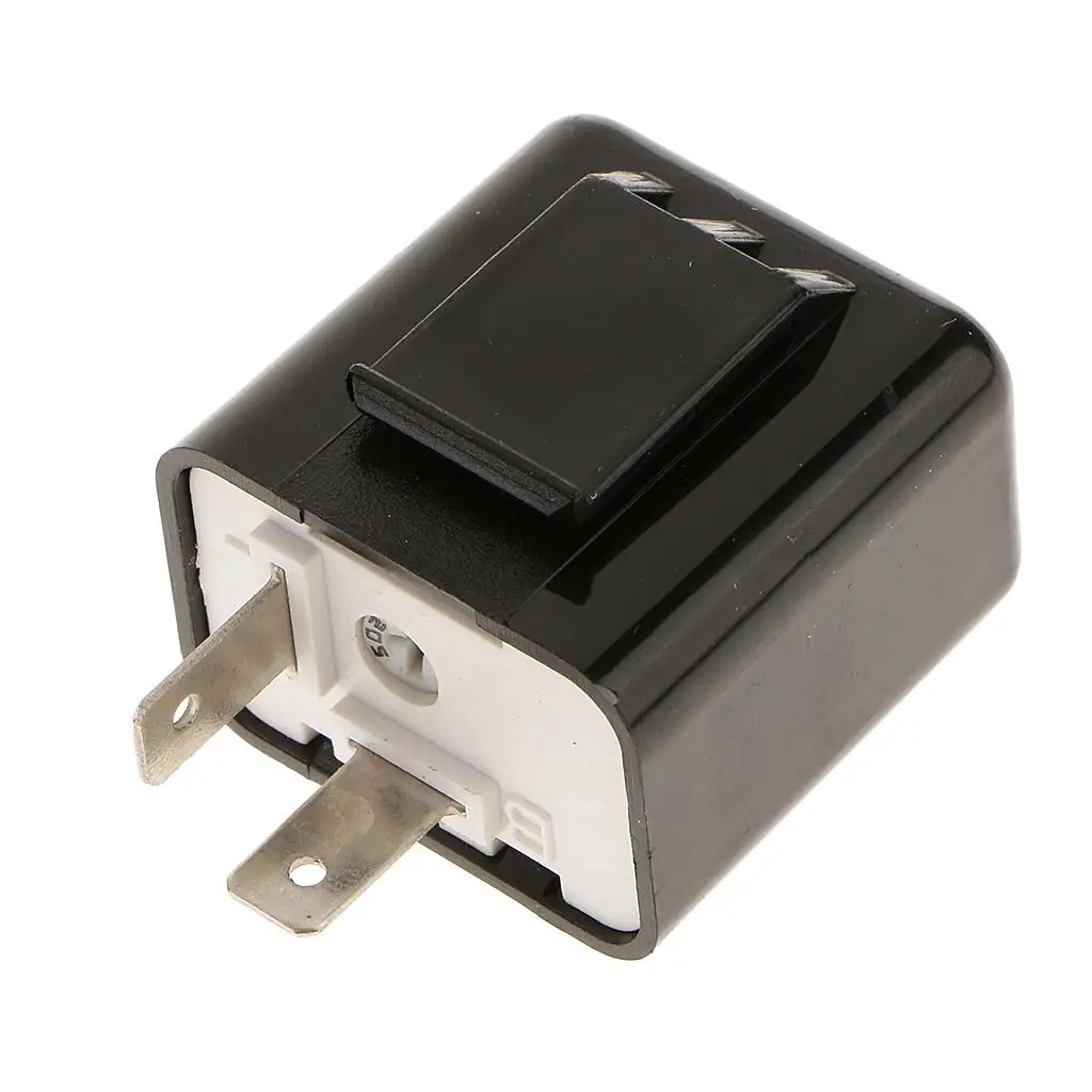 2-Pin Electronic Flasher Relay Fix for LED Lamps Flash 12V