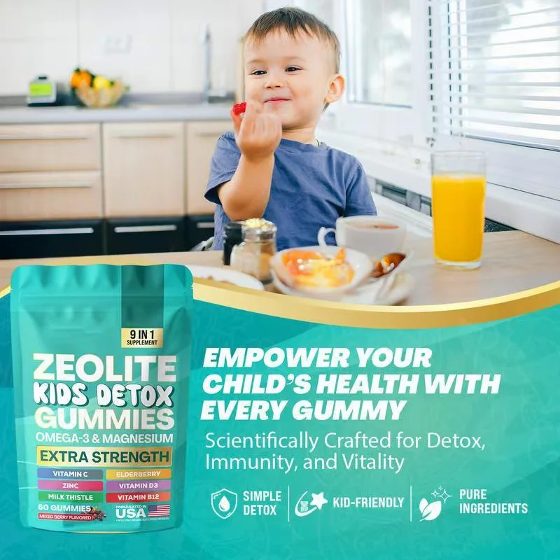 

Nutritional supplementation of children's zeolite gummies improves gut microbiota and promotes digestion and absorption