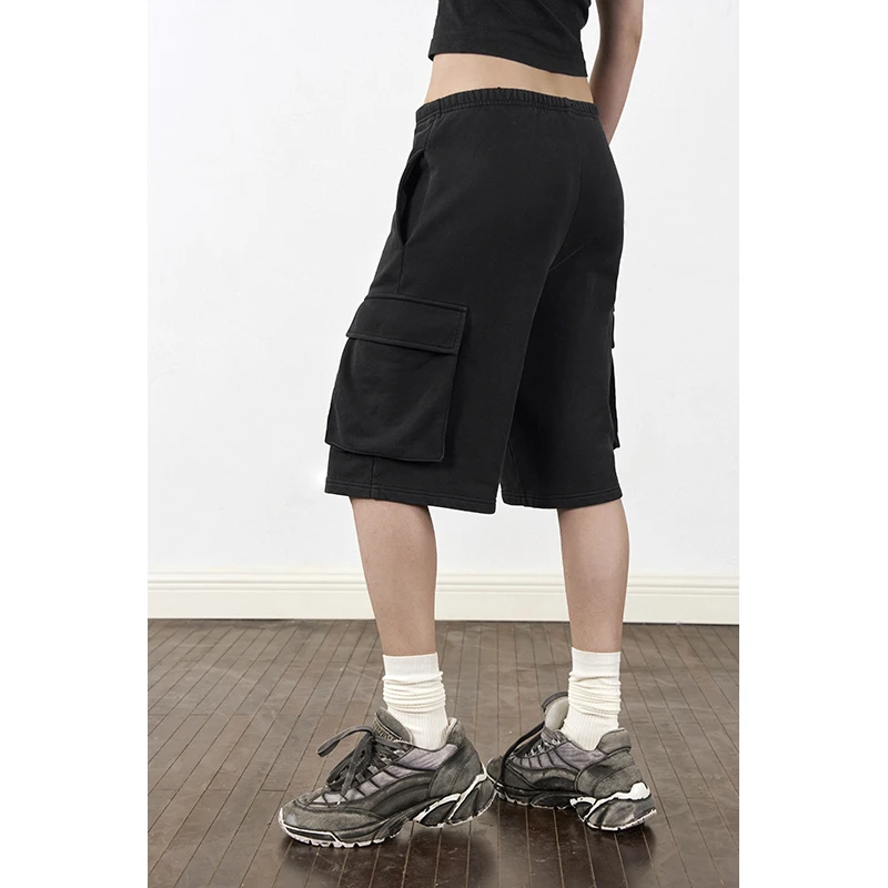 

Женские повседневные брюки Street Sle Dstring с низкой талией, оригинальный дизайн, 100% хлопок, мода лето 2024