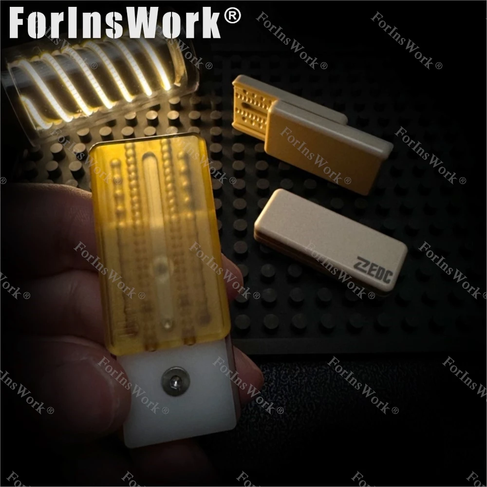 MCZHI Magic Ding PEI PEEK Push Slider Giocattoli da scrivania Fidget Slider Finger Spinner Autismo Accessori Giocattolo di ansia