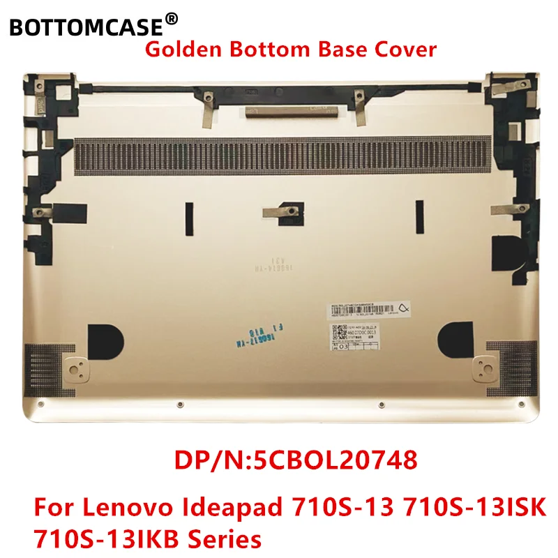 BOTTOMCASE® NEW Laptop For Lenovo Ideapad 710S-13 710S-13ISK 710S-13IKB Series Bottom Base Cover Lower Case 5CBOL20748