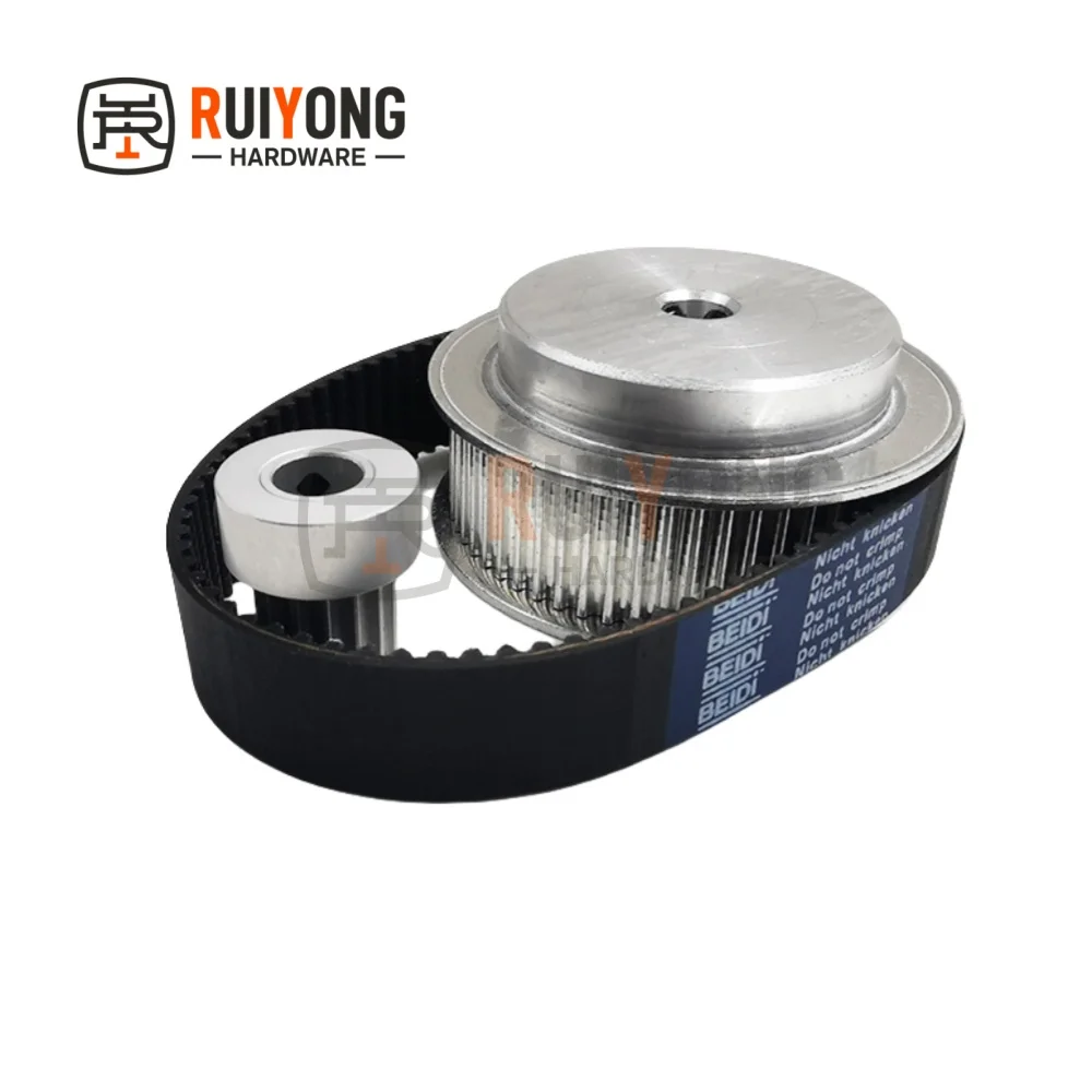 HTD3M Timing Pulley Set Reduction Ratio Transmission Component 15T 60 Teeth Belt Width 15mm Bore 5--25mm Belt Kit