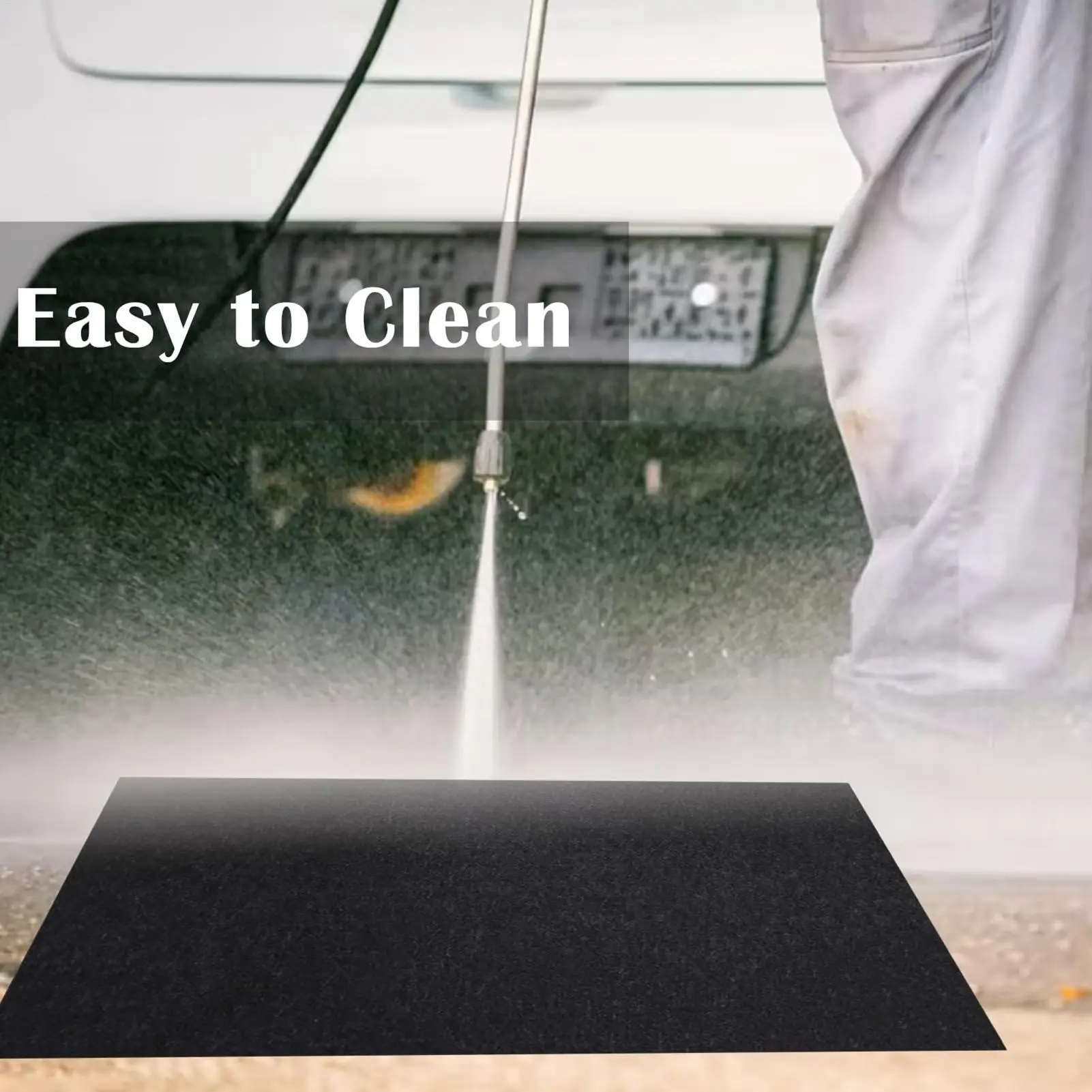 Floor Protection Cuttable Under Car Mat for Oil Spill Under Car Oil Mat Driveway Floor Protection Washable Carpet Oil Absorbent