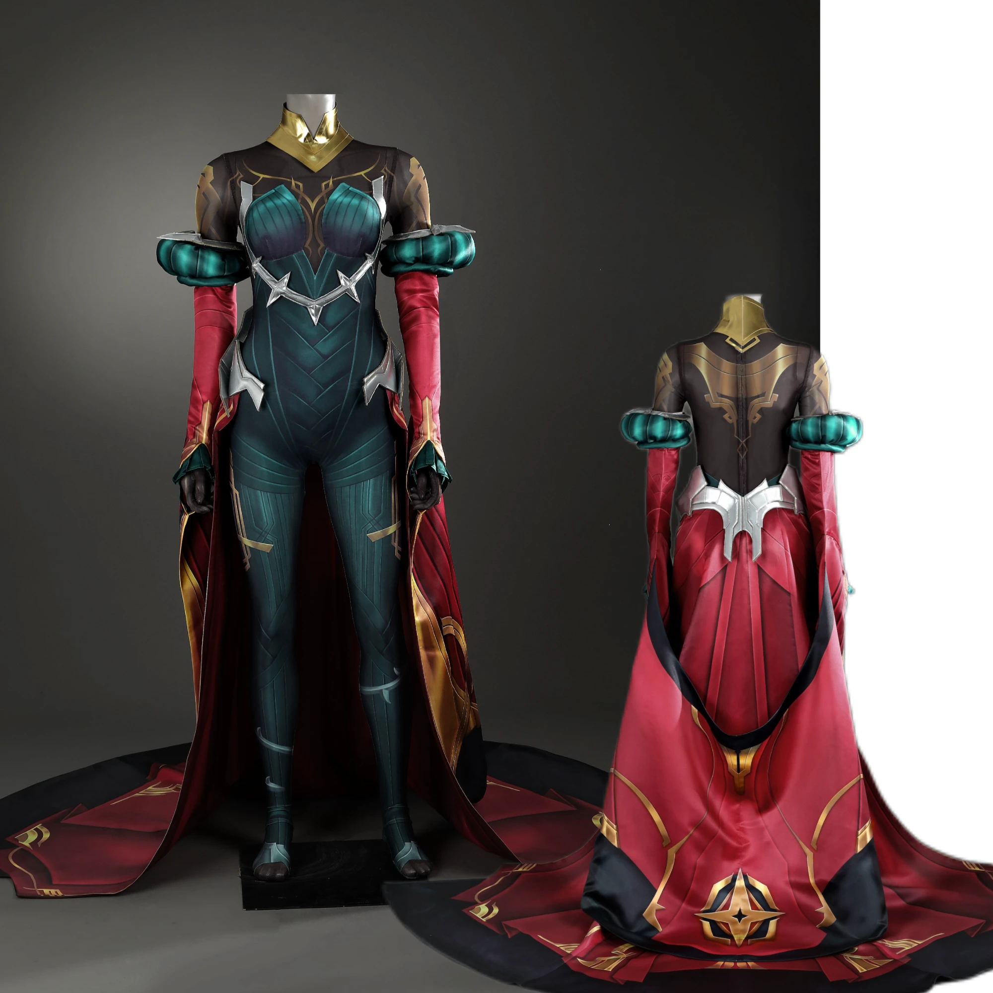 ميل تأثيري حلي LOL بذلة عباءة هالوين كرنفال ملابس الحفلات