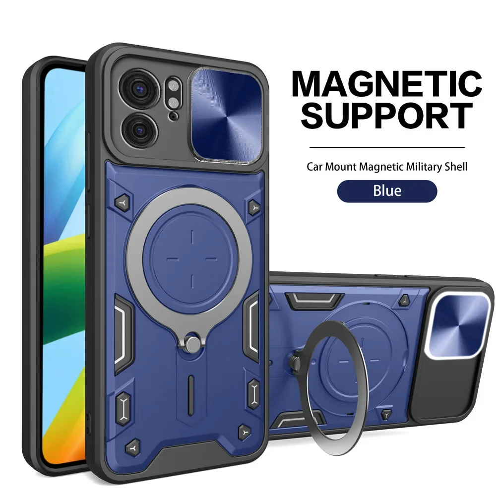 

Metal Ring Camera Protect Case for Moto Edge 40 X40 30 Ultra 30 Neo 20 Pro Lite Fusion S30 Armor Hybrid Rotating Holder Cover