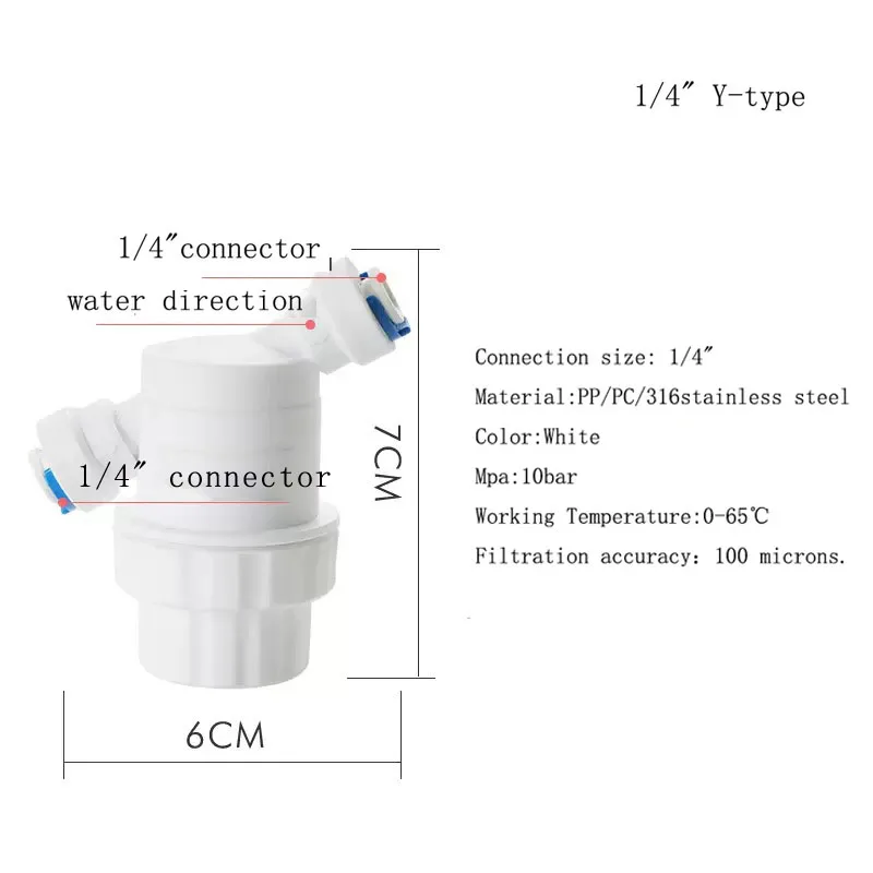 1Pcs Garden Water Filter 1/4
