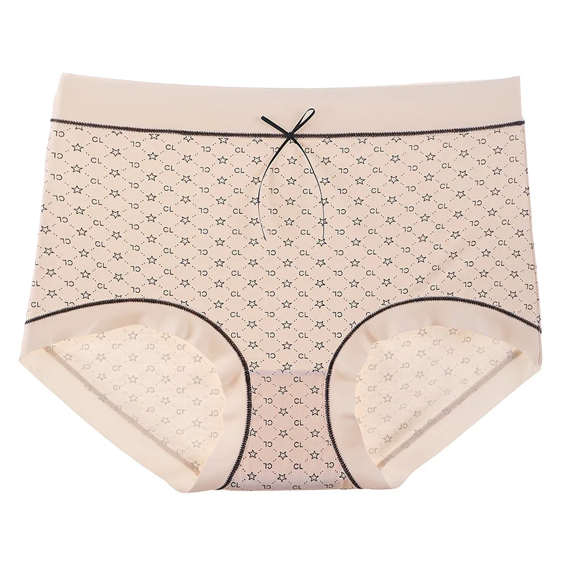 مشروط رايون ارتفاع الخصر 200 حجم كبير الخريف الشتاء الملابس الداخلية النسائية للفتيات الكبيرات 5ASilk ملخصات رياضية سلس #5