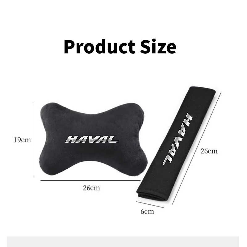 Car Headrest Seat Belt Shoulder Pads for Haval H6 H7 H9 H4 Hover H2S F5 F7 F7X F7H Dargo Jolion Jolyon Auto Accessories