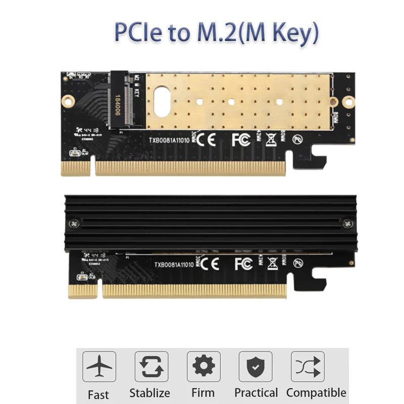 

PCIE Card Controller Expansion card Game PCI-E Riser Card Adapter For Desktop Extender PCIE Converter M.2 to PCIE X16 Card