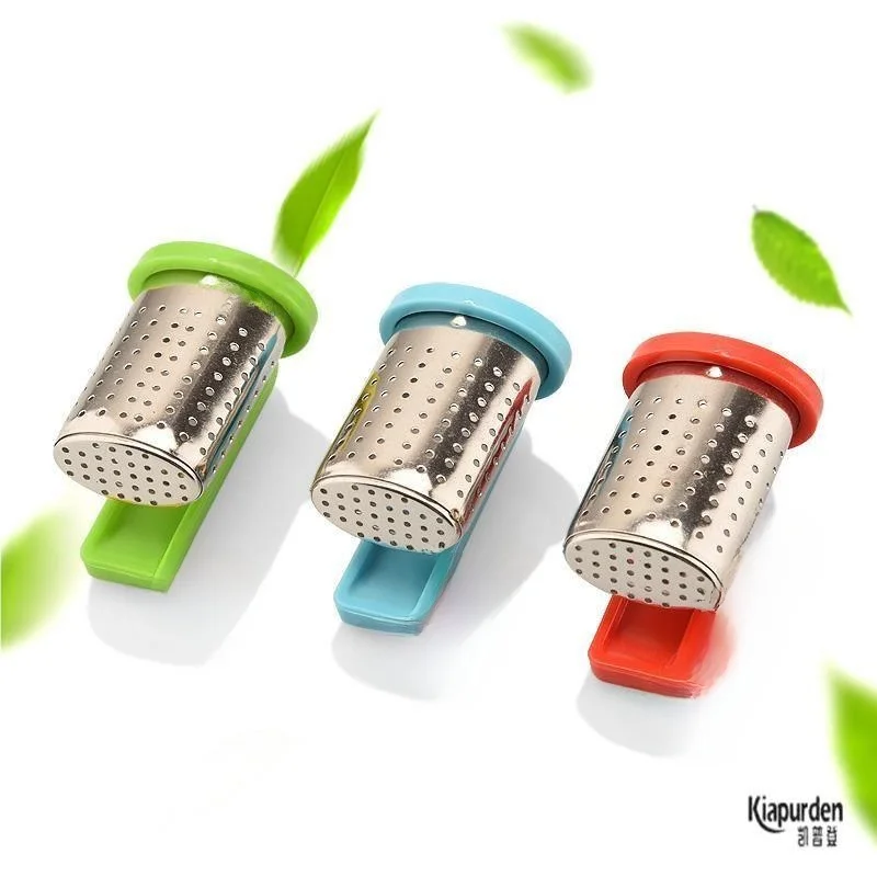 430 Stainless Steel Tea Bag Filter Hanging I Cup Tea Strainer Tea Leak Tea Leaf Filter Separator Tea Brewing Halal S...