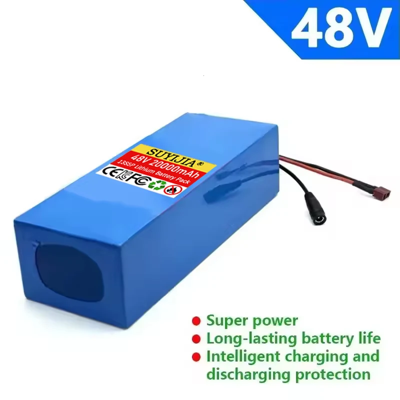 100% Original 13S5P 48V 20Ah Large Capacity Lithium Battery 500-1000W Suitable for Most Vehicles Supports Product Customization