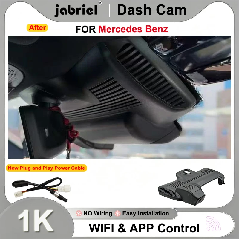 

for Mercedes Benz S Class w222 S320 S350 S450 S500 S65 S63 for Maybach S Class w222 2018 2019 2020 2021 HD 1080P Wifi Dash Cam