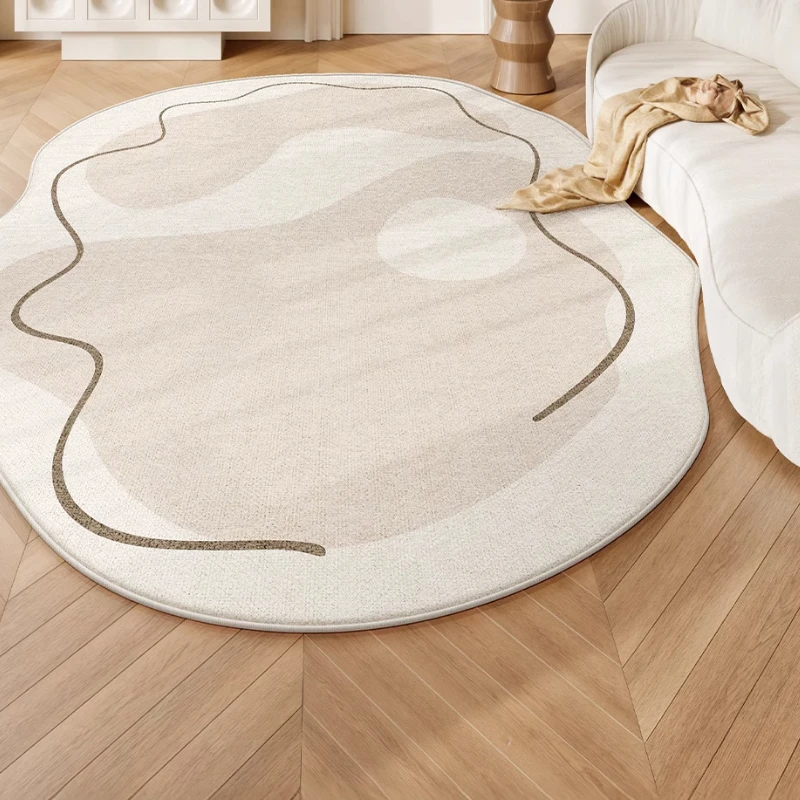 

Irregular Shapes Rugs for Bedroom Thicked Plush Lounge Floor Mat Home Fluffy Soft Rug Modern Styly Living Room Decoration Carpet