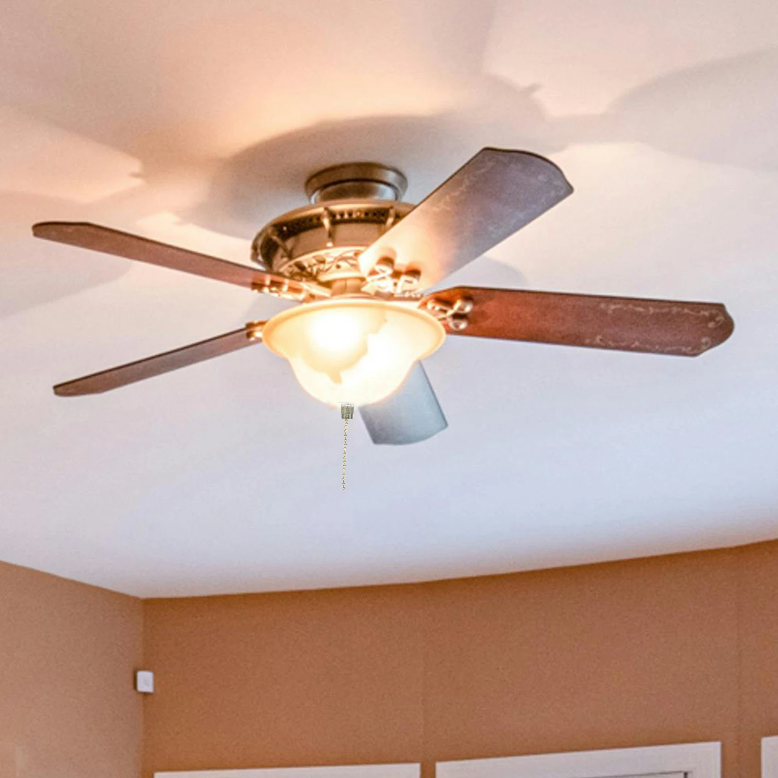 

Ceiling Fan Pull Chain Switch Durable Versatile Easy Install Stylish Modern Lighting Fixture Control Lamp Pull Cord