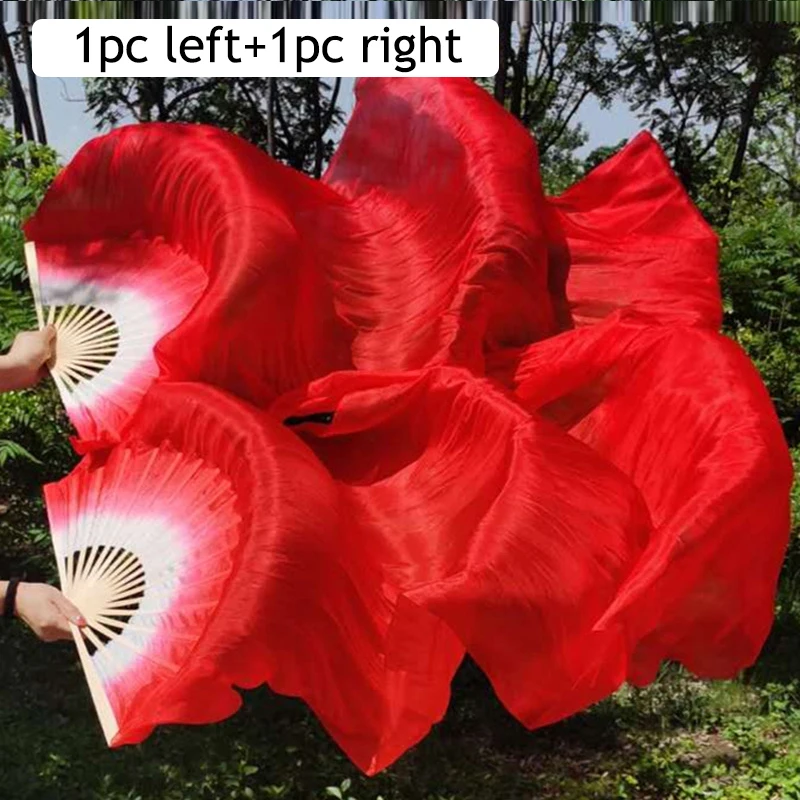 1 paar Links en Rechts 150 cm Lengte Buikdansen LED Fan Gradiëntkleur Zijde Fans Dans Accessoires Stage performance Props - afbeelding 1