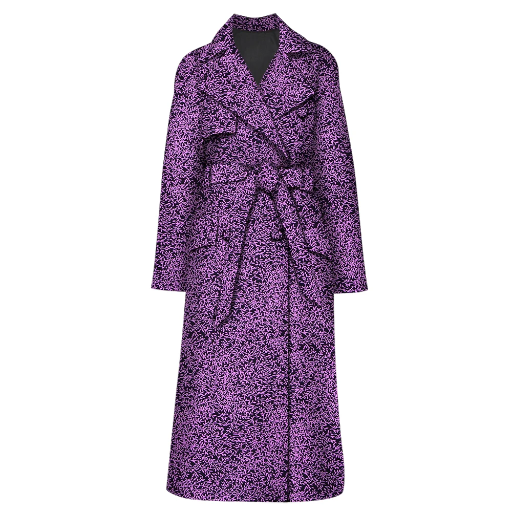 المرأة الأفريقية بلايز الربيع والخريف كم كامل التلبيب معطف واقٍ من المطر طويل للنساء الأفريقية طباعة سترة واقية سترة WY6058 #1