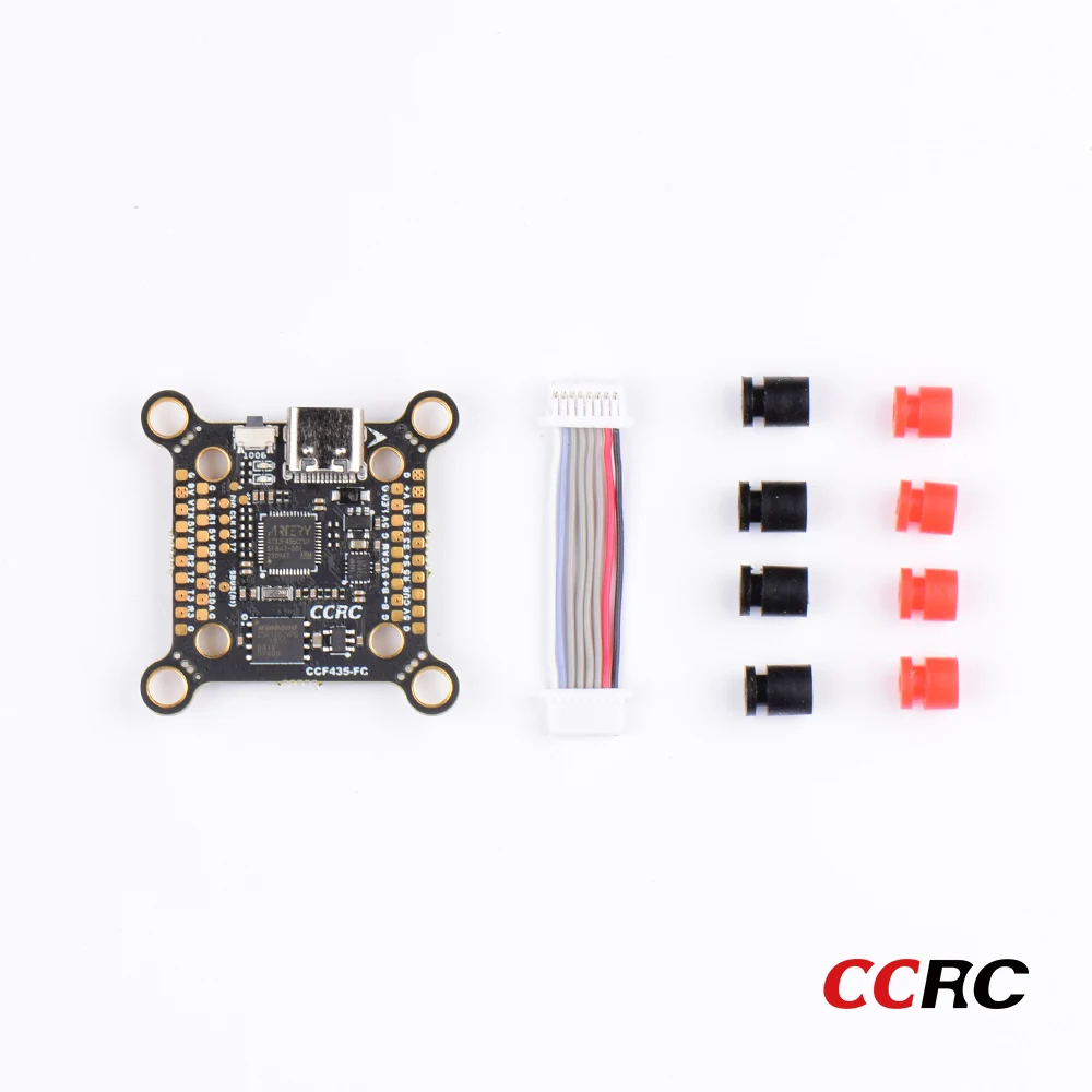 CCRC CCF435-FC Flight Controller FC Betaflight AT32 F435 9V3A/5V3A Dual BEC 20/30.5 For RC FPV Freestyle Racing Drone Quadcopter