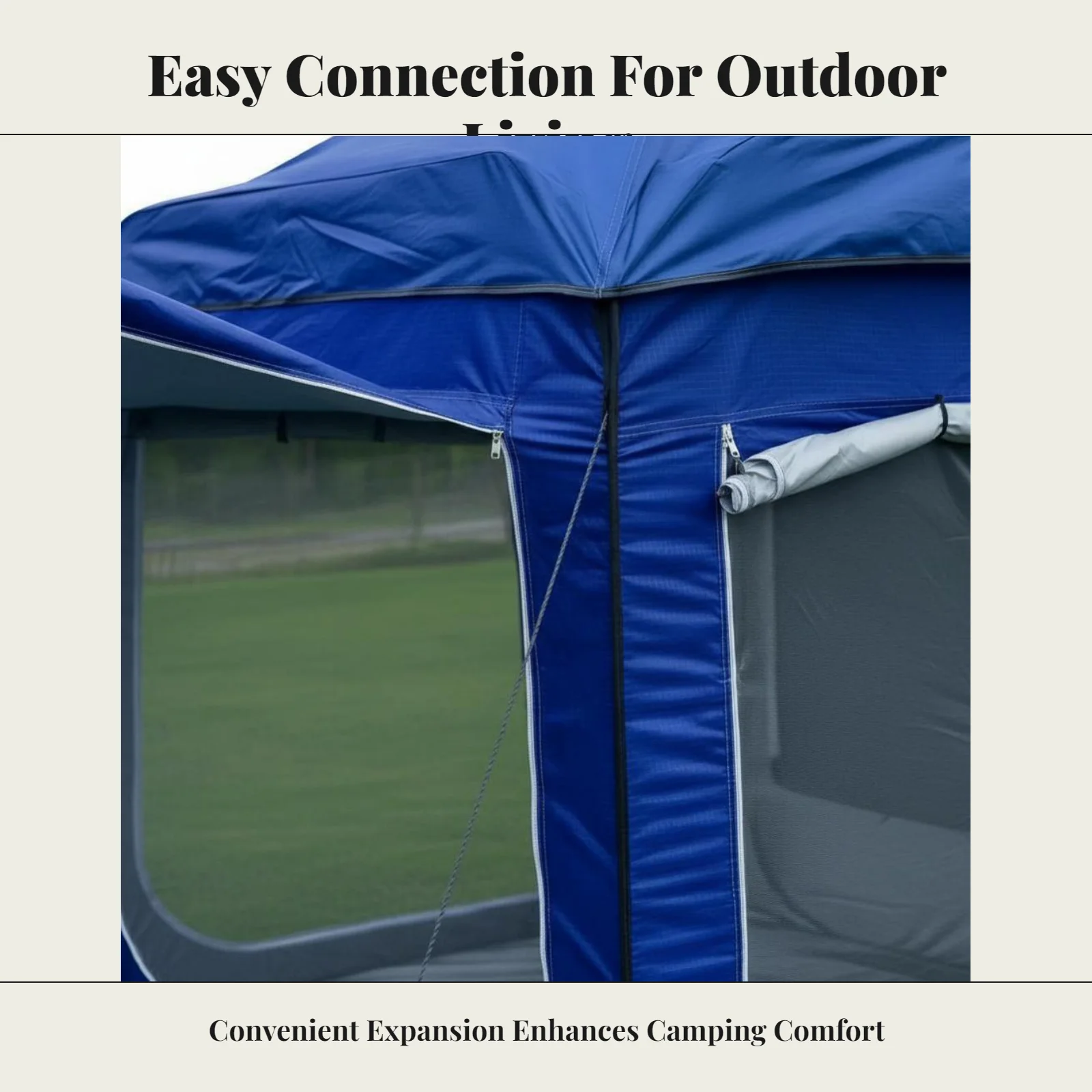 

Foldable SUV tailgate tent for camping