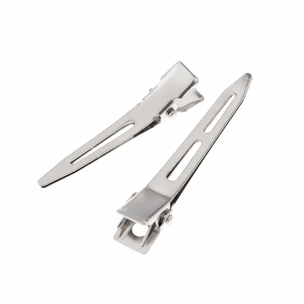 24 قطعة من مشبك تصفيف الشعر بدون تجعد ولا ينحني، مشبك مكياج سلس