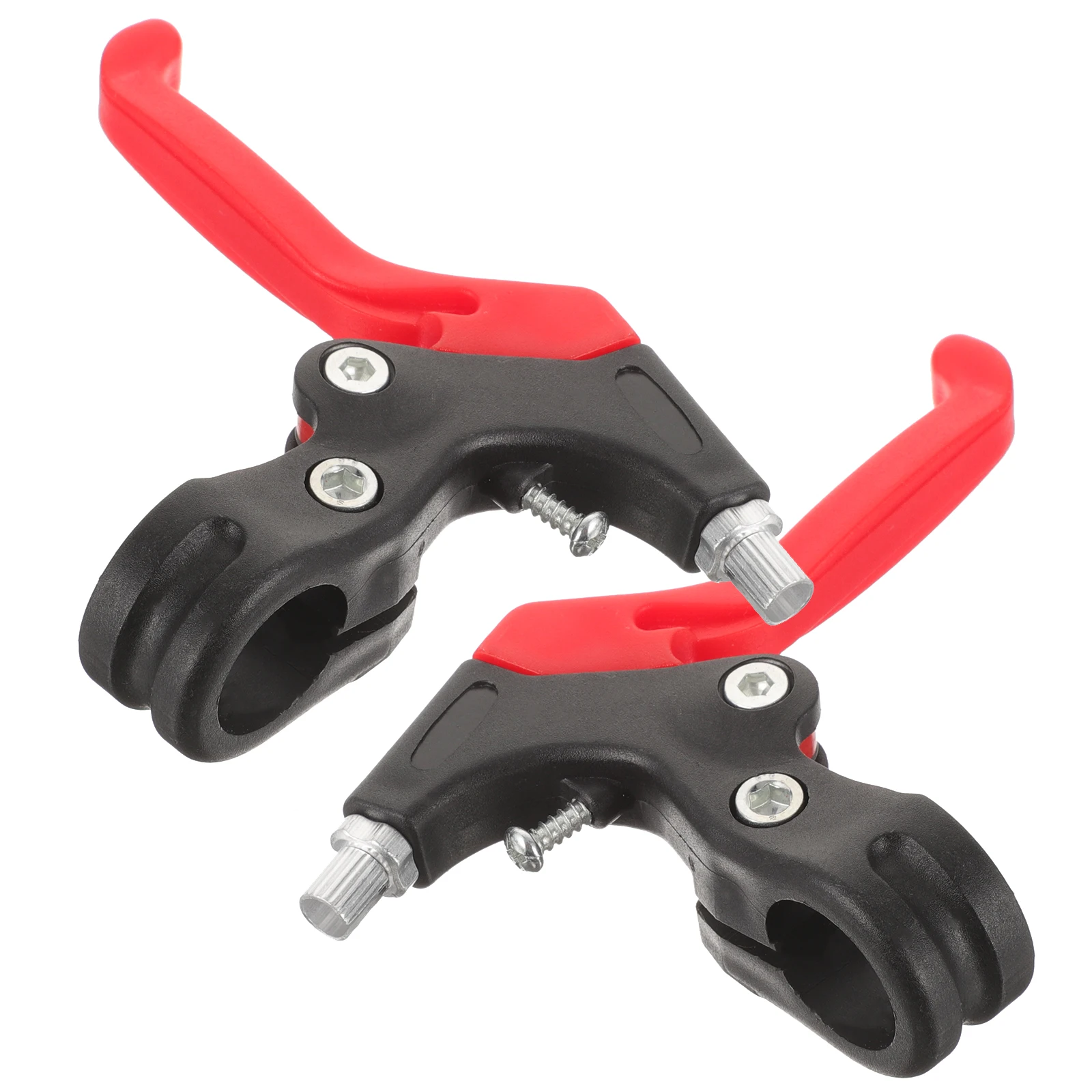 

Bicycle Brake Handle Kids Bike Levers Red Upgrade Four Finger Style Universal Front Brakes Cycling Accessories Lightweight