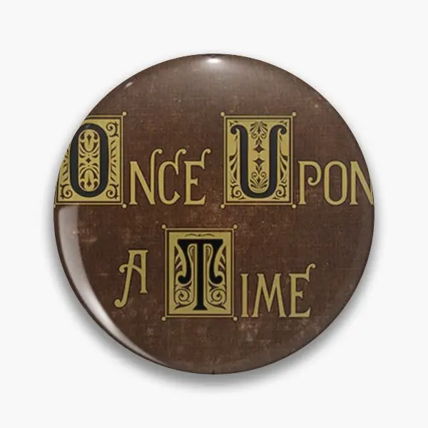 Once Upon A Time Book Soft Button Pin Badge Clothes Brooch Collar Funny Cute Creative Gift Jewelry Hat Women Lover Fashion