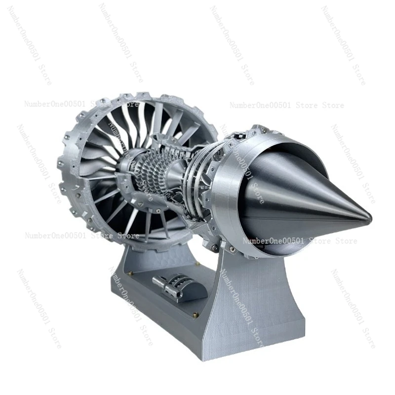 TR900 Fighter Edition Turbofan Engine Model Metal Aviation Desktop Display for AeroModel