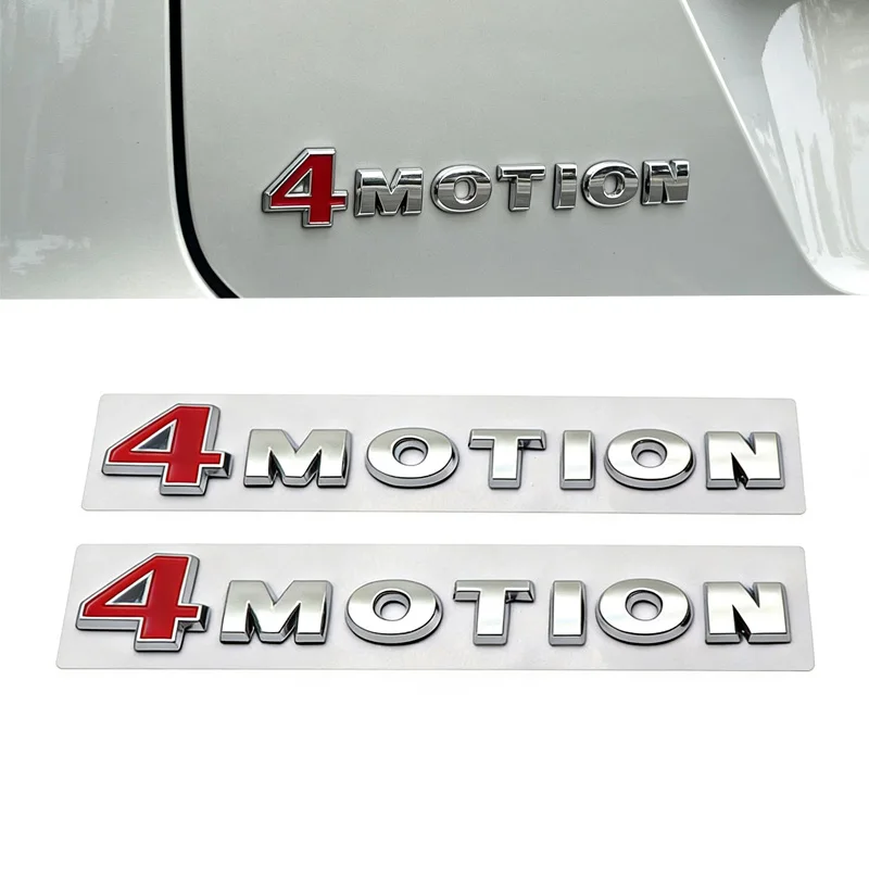 

3D ABS Car Trunk Modification Sticker For The Volkswagen Tiguan, POLO， Golf, Magotan 4MOTION Refurbished Accessories
