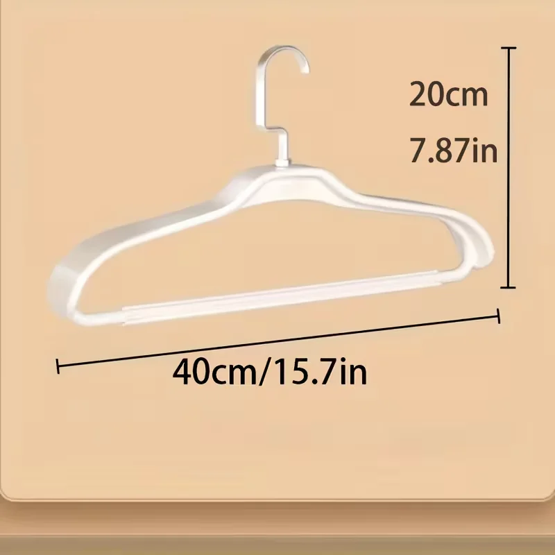 10Pcs Household Non-Slip Plastic Hangers - Wide Shoulder Design, Leaves No Marks, Suitable for Winter Coats, Men's Suits, and down Jackets, Durable and Space-Saving, a Wardrobe Organization Essential |   Modern Clothes Rack |   Seamless Hangers, Standard Hangers, Suitable for Organizing and Storing.