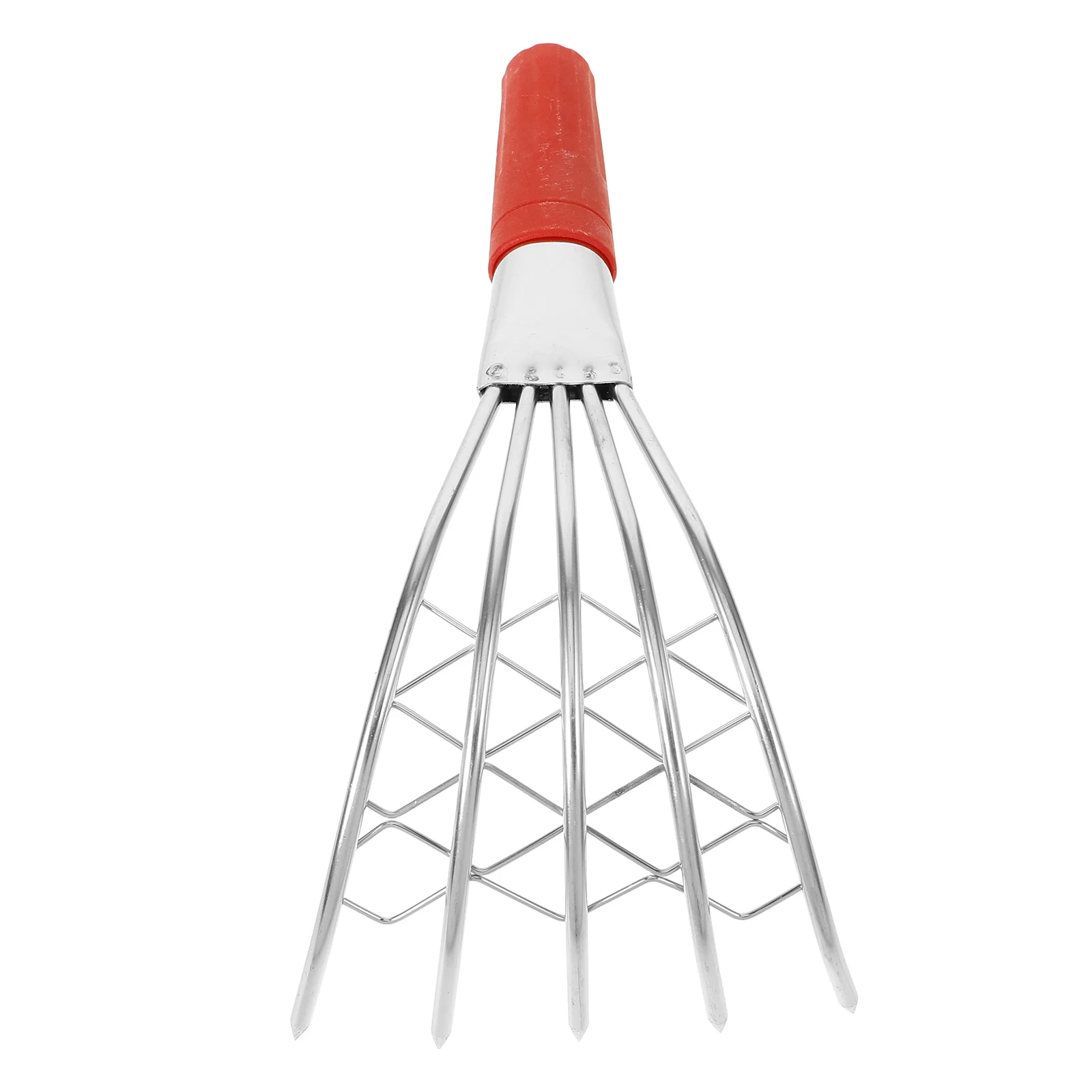 

Steel Beach Claw Rake For Shell Digging Clamming Tool Handheld Garden Leaf Rake Sea Shell Scooper Beach Supplies