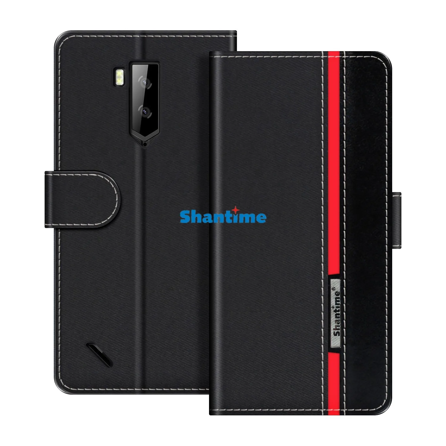 Compatible con AORO A6 funda protectora libro cartera funda para teléfono móvil funda plegable soporte funda para teléfono móvil