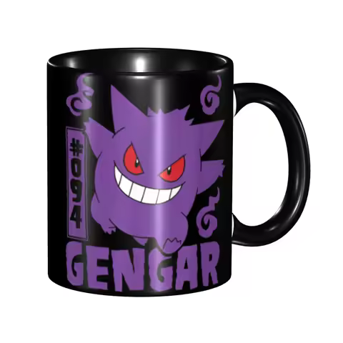 Pokemoned Gengar Cartoon Gift Mug for Kid Funny Cup Birthday Present for Kids