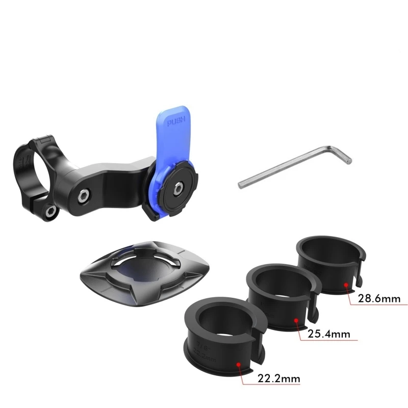 Fietstelefoonhouder Schokbestendig Absorber Absorptiemodule Motorfiets MTB Scooter Fietsstuur Beveiliging Quick Lock Stand
