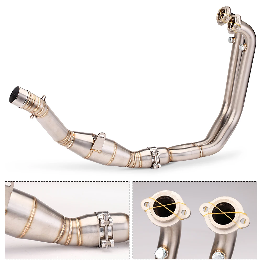 

Slip on For Beneli 752s Motorcycle Exhaust Full System Optional Header Stainless Steel Front Link Pipe Muffler Escape
