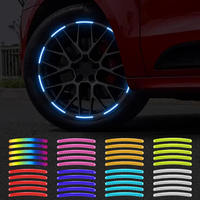 Reflective Strips Car Wheel Hub Stickers For Tesla Model 3 2021 S X Y Style Roadster Invader Coil Mod WYE K80 Decals TM3 TMX TNS