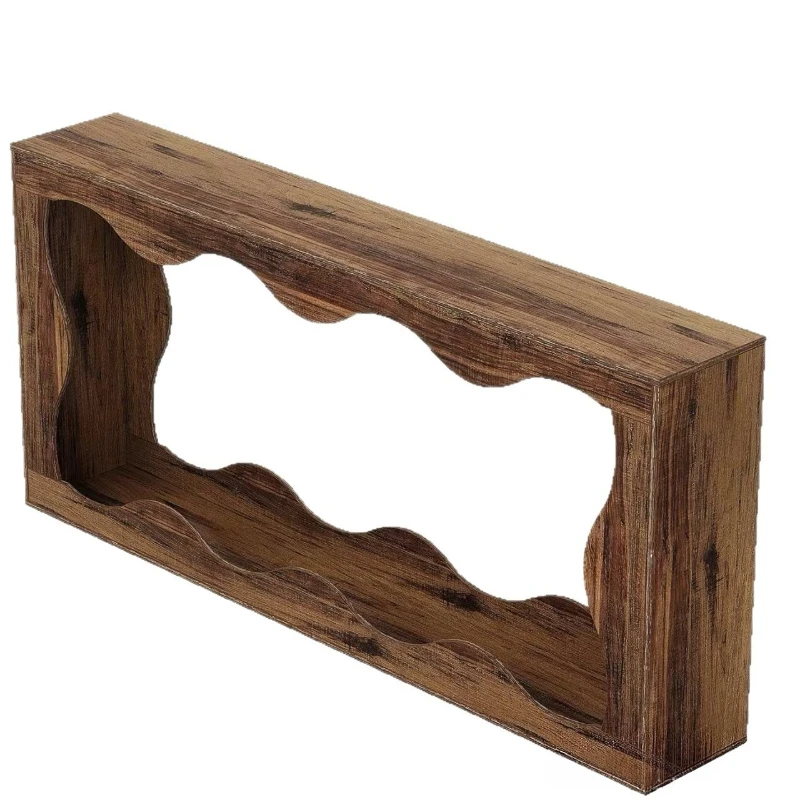 LTT solid wood porch cabinet American retro log corridor table decoration coffee table