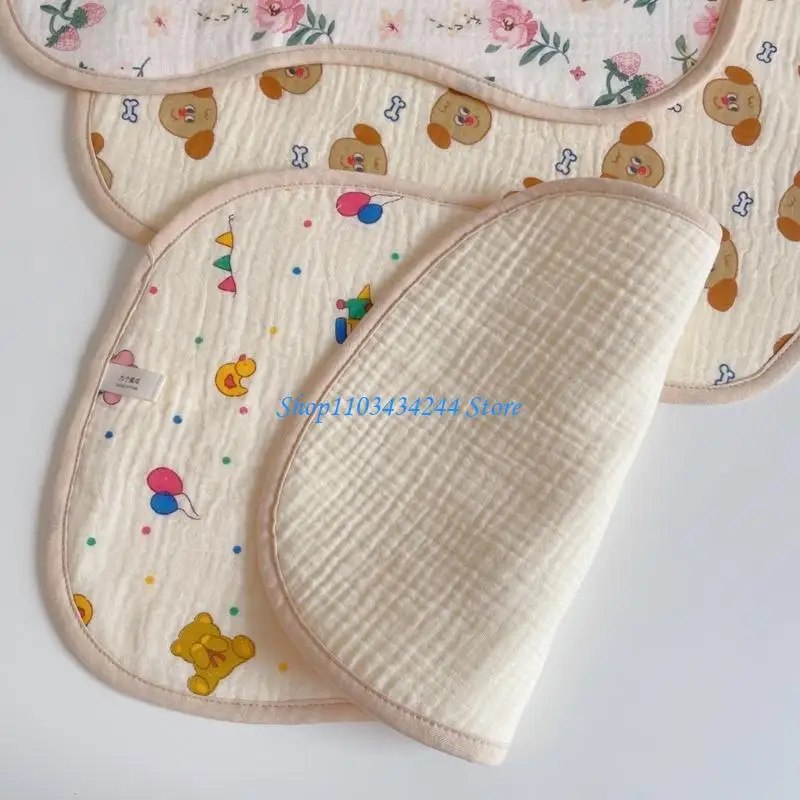 غطاء وسادة مكون من 10 طبقات مقاوم للتعرق وجيد التهوية مع نمط كرتوني لعربات الأطفال وأغطية وسائد لملحقات الفراش #2