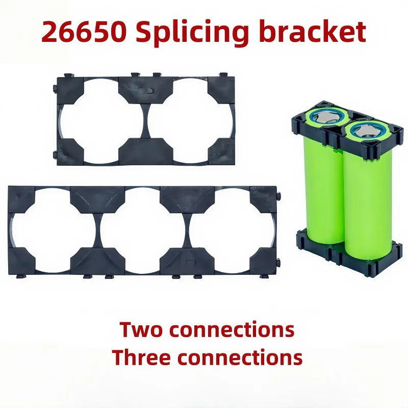 10/50PCS 26650/26700/26800 Battery Holder, Anti-Vibration Splicing Bracket for DIY Lithium Battery Packs