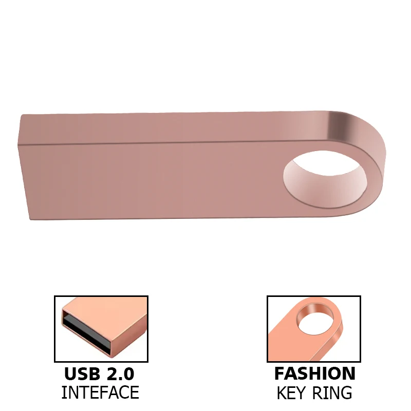 100% oryginalny metalowy dysk flash USB USB 3.0 8 GB 16 GB 32 GB 64 GB Szybki metalowy dysk Mini U Pen Drive 128 GB U Disk Memory Stick