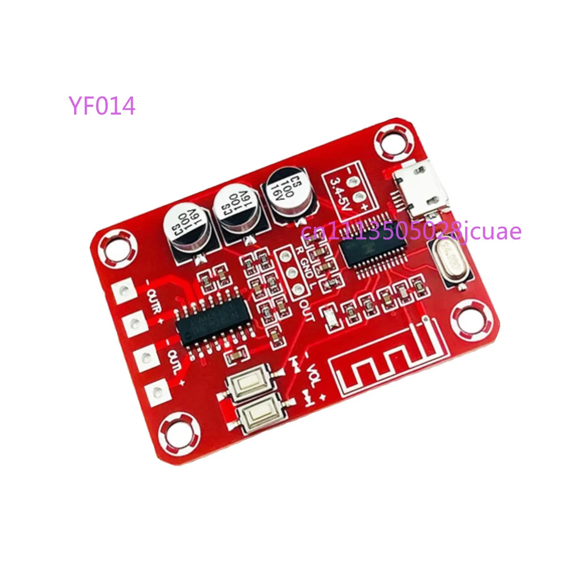 

PAM8403 Bluetooth 5.0 Module Dual Channel 2 * 5W Receiver Decoder Board