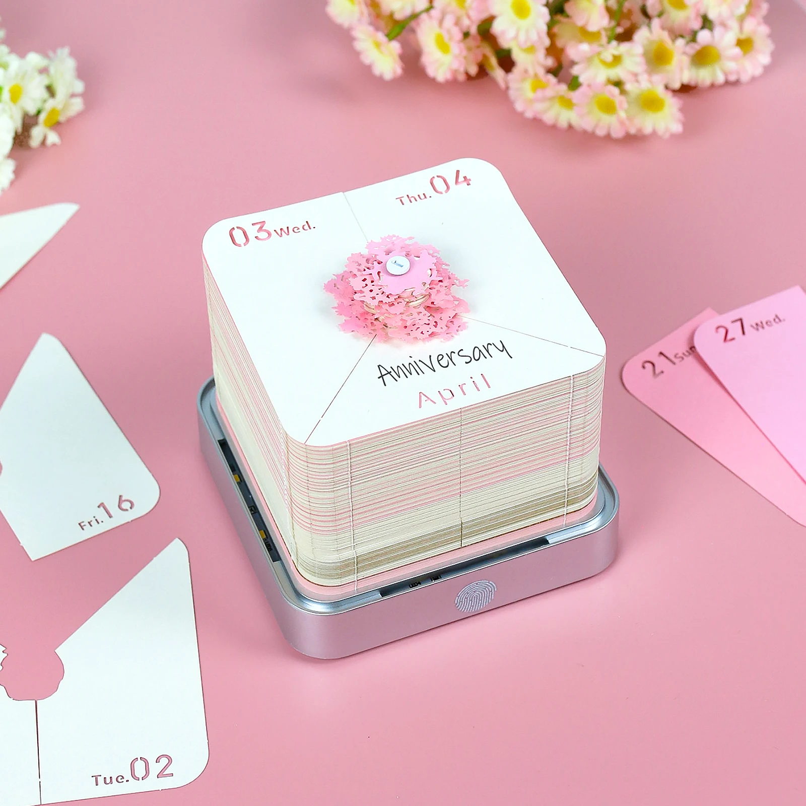 3D Omoshiroi Block Memo Pad Notepads Magical Calendar Magic Castle Sakura Tree Sticky Note Luxury Novelty Gift Items